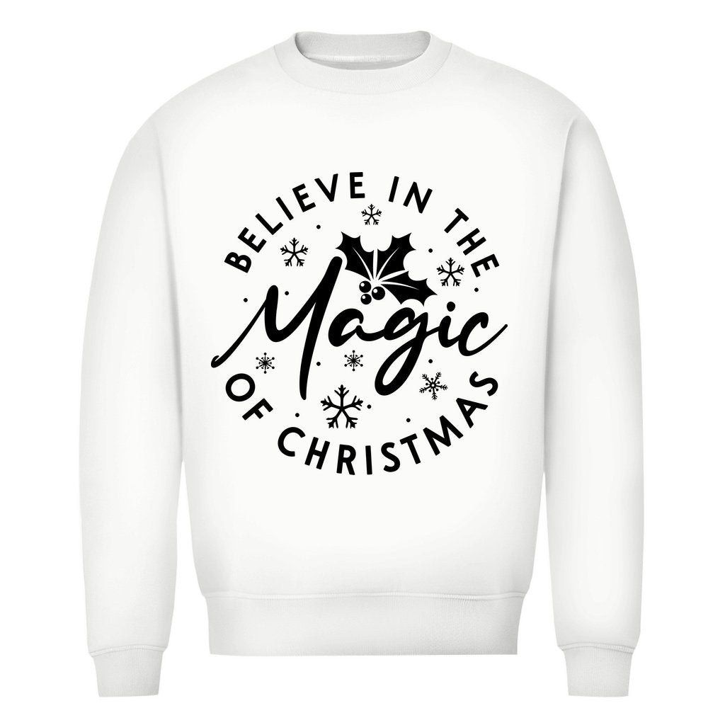 Herren Bio Sweatshirt "Belive in the Magic..." - Grafikmagie