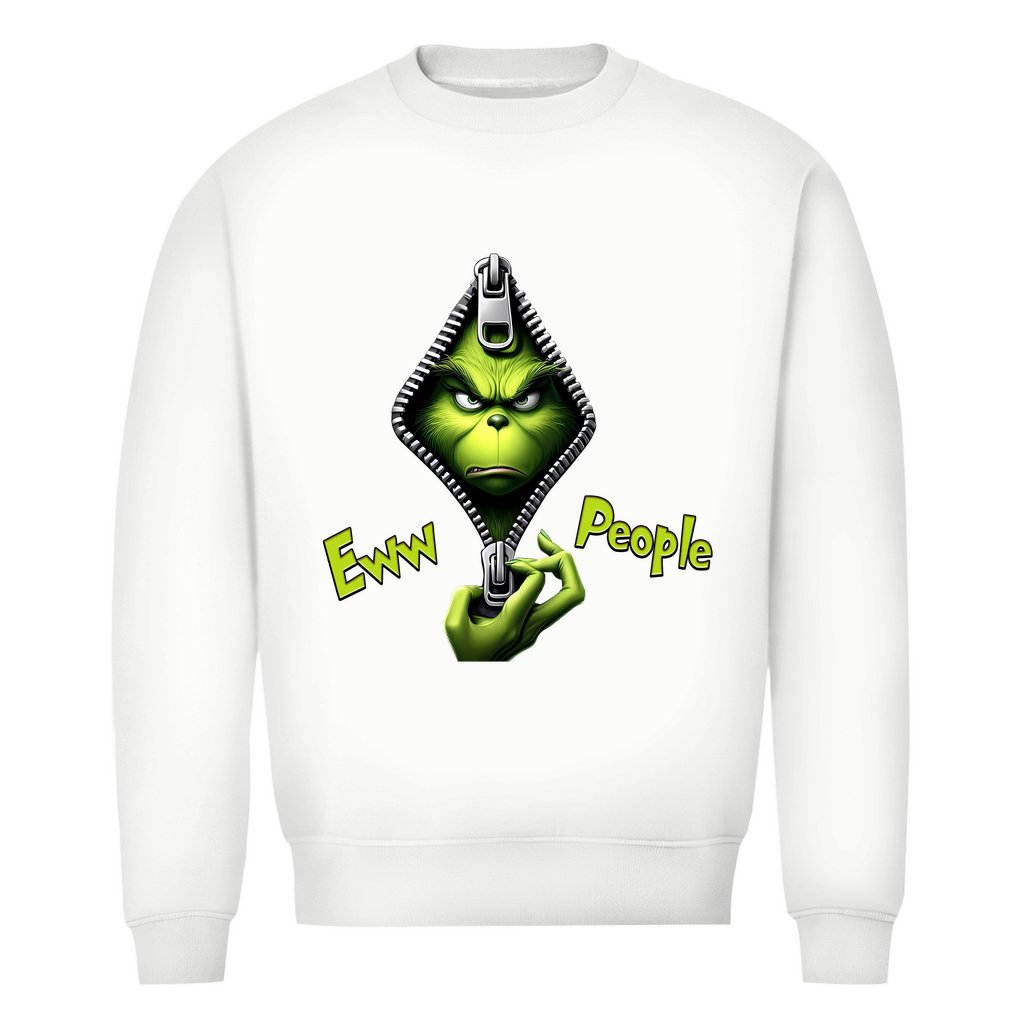 Herren Bio Sweatshirt "Eww People" - Grafikmagie