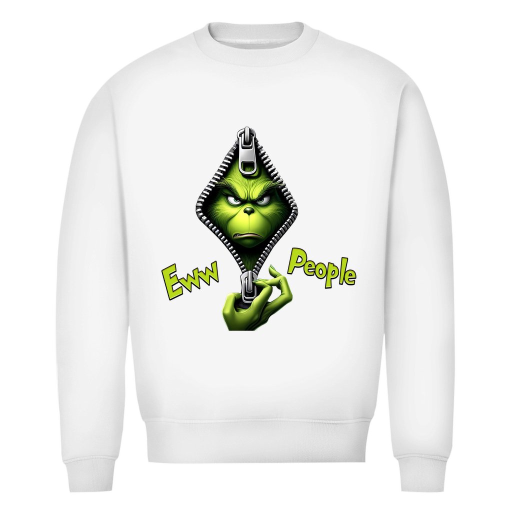 Herren Bio Sweatshirt "Eww People" - Grafikmagie