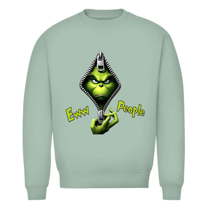 Herren Bio Sweatshirt "Eww People" - Grafikmagie