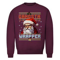 Herren Bio Sweatshirt "Gangsta Wrapper" - Grafikmagie