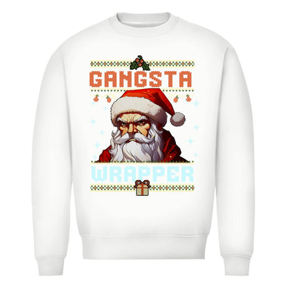 Herren Bio Sweatshirt "Gangsta Wrapper" - Grafikmagie