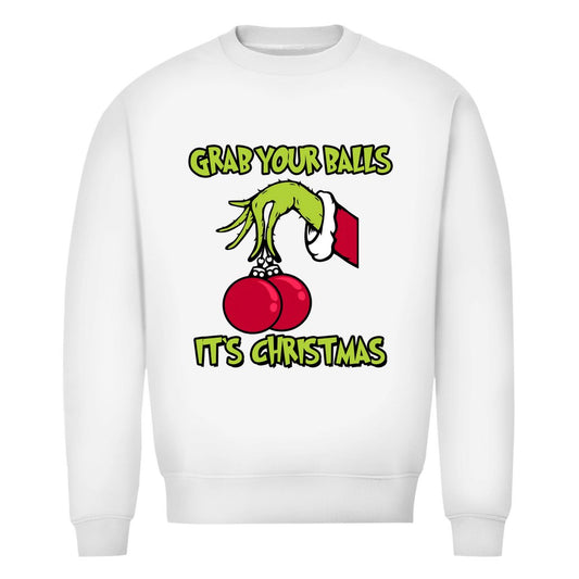 Herren Bio Sweatshirt "Grap your Balls..." - Grafikmagie