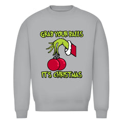 Herren Bio Sweatshirt "Grap your Balls..." - Grafikmagie