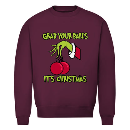 Herren Bio Sweatshirt "Grap your Balls..." - Grafikmagie