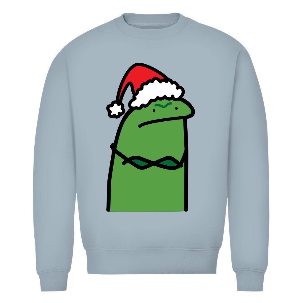 Herren Bio Sweatshirt "Grumpy Grinch" - Grafikmagie