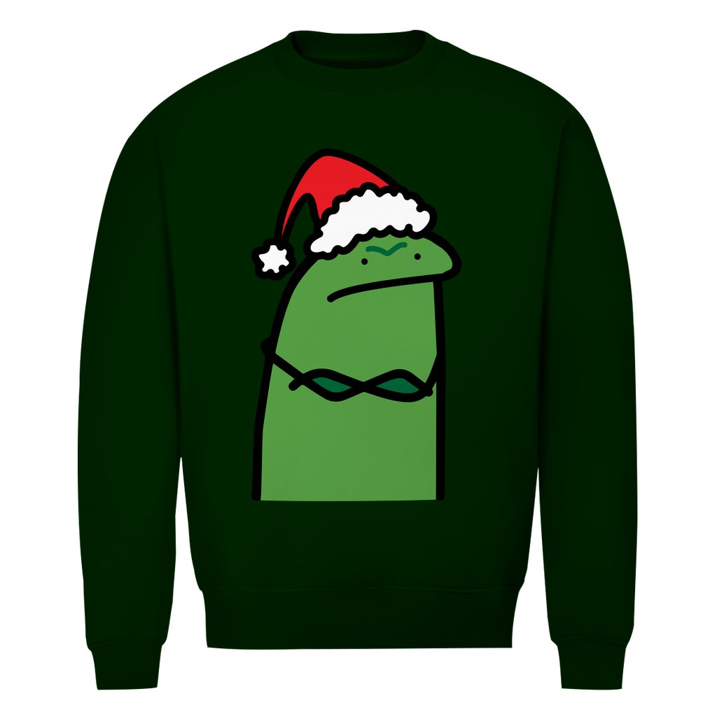 Herren Bio Sweatshirt "Grumpy Grinch" - Grafikmagie