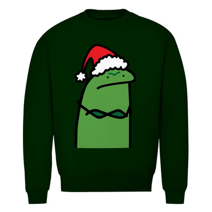 Herren Bio Sweatshirt "Grumpy Grinch" - Grafikmagie