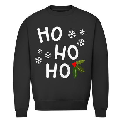 Herren Bio Sweatshirt "HO HO HO" - Grafikmagie