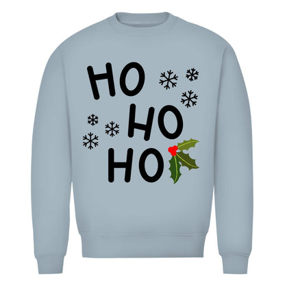 Herren Bio Sweatshirt "HO HO HO" - Grafikmagie