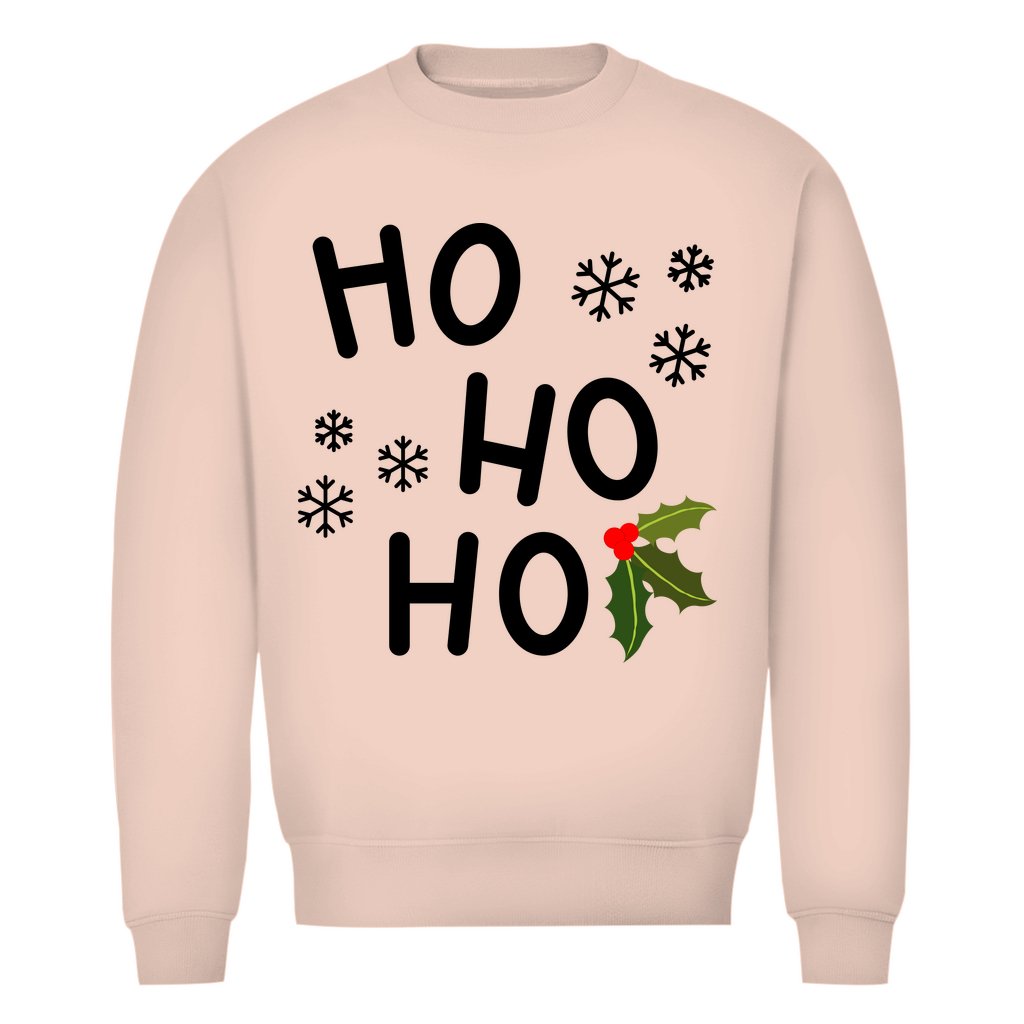 Herren Bio Sweatshirt "HO HO HO" - Grafikmagie