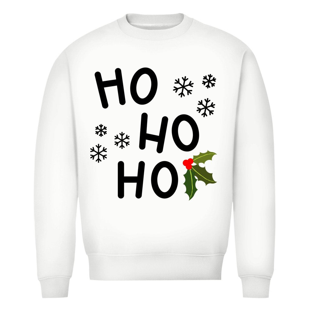 Herren Bio Sweatshirt "HO HO HO" - Grafikmagie