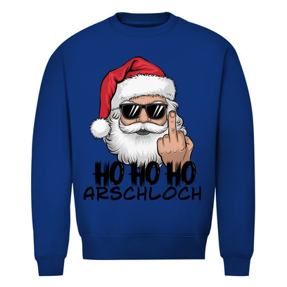 Herren Bio Sweatshirt "HOHOHO Arschloch" - Grafikmagie