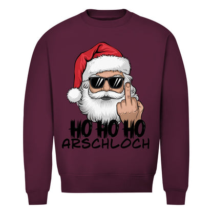 Herren Bio Sweatshirt "HOHOHO Arschloch" - Grafikmagie