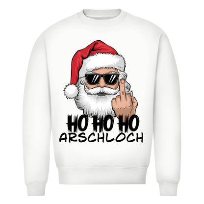 Herren Bio Sweatshirt "HOHOHO Arschloch" - Grafikmagie