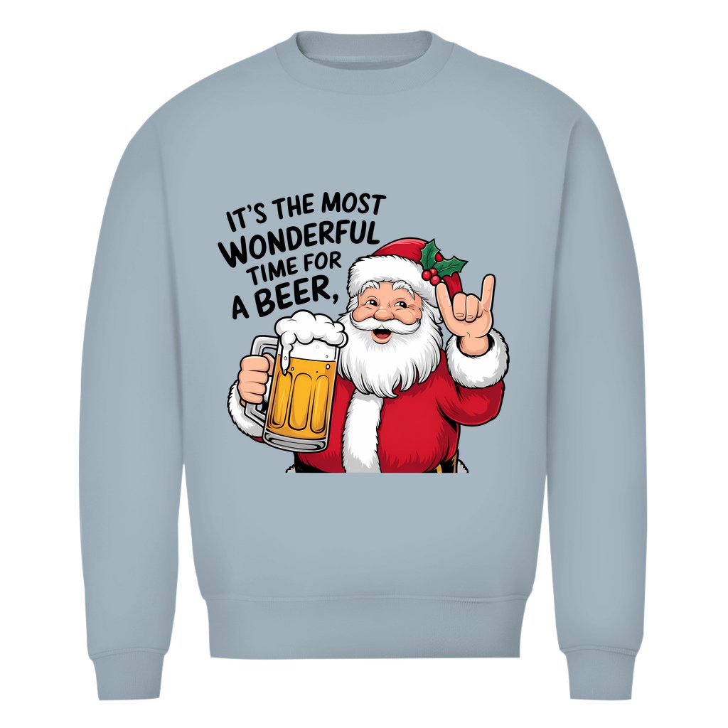 Herren Bio Sweatshirt "It's the most wonderful time..." - Grafikmagie