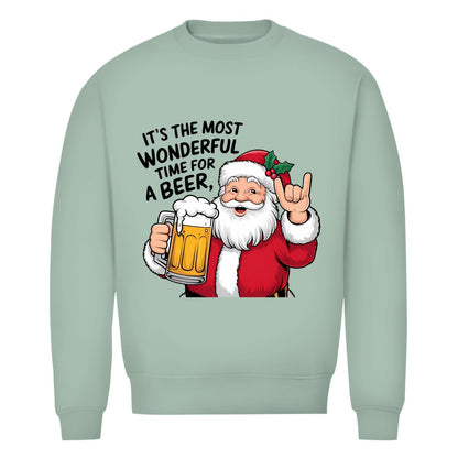 Herren Bio Sweatshirt "It's the most wonderful time..." - Grafikmagie