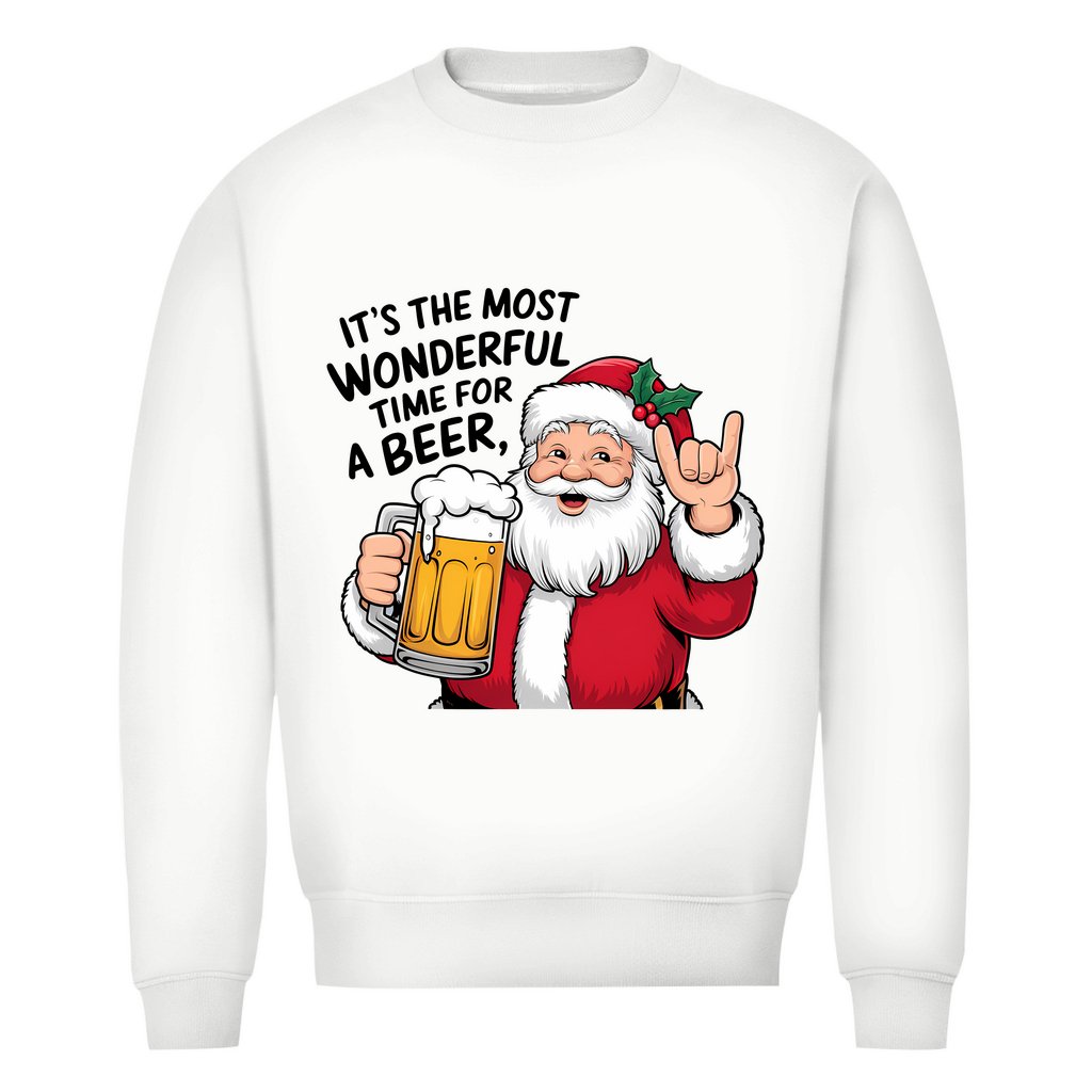 Herren Bio Sweatshirt "It's the most wonderful time..." - Grafikmagie