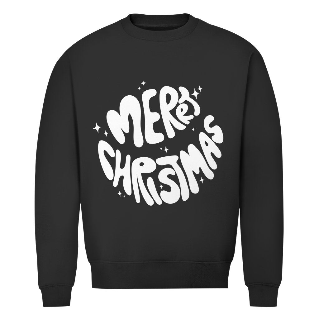 Herren Bio Sweatshirt "Merry Christmas" - Grafikmagie