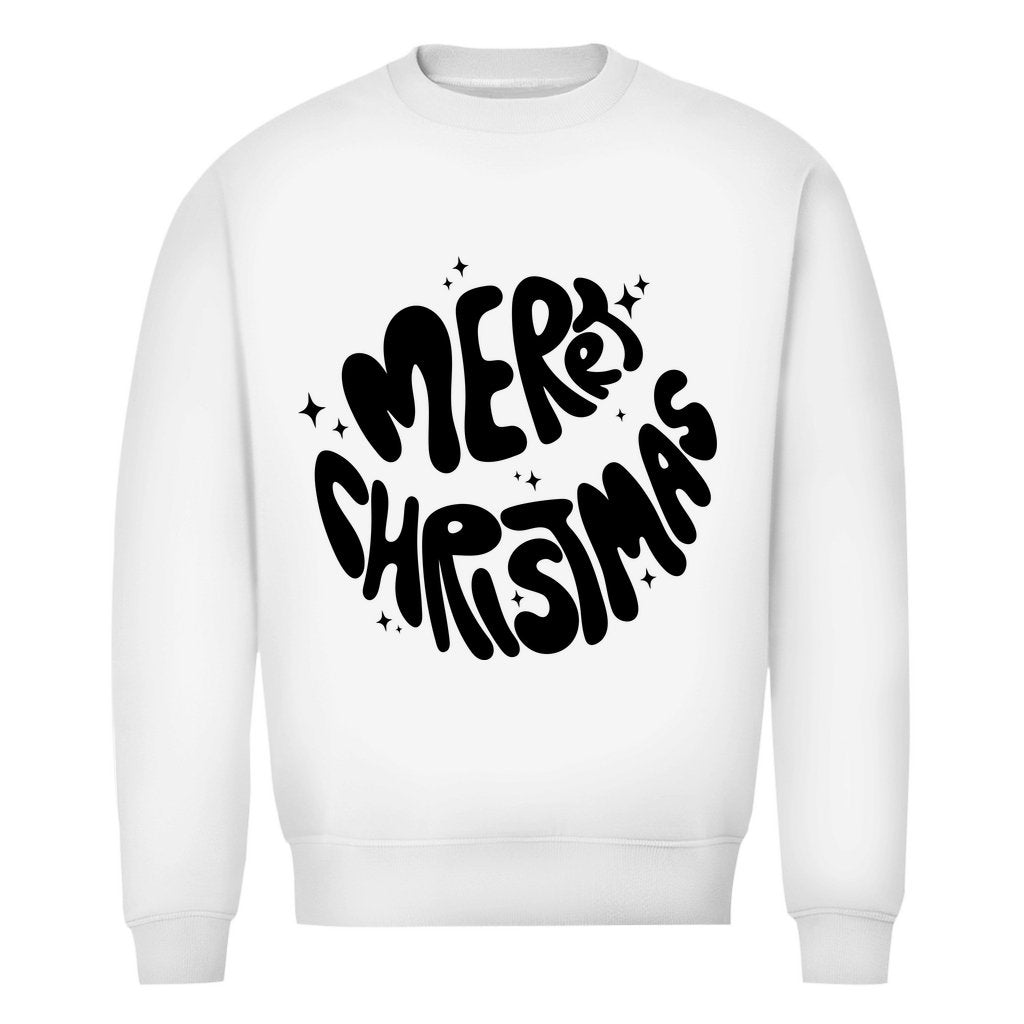 Herren Bio Sweatshirt "Merry Christmas" - Grafikmagie