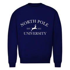 Herren Bio Sweatshirt "North Pole University" - Grafikmagie