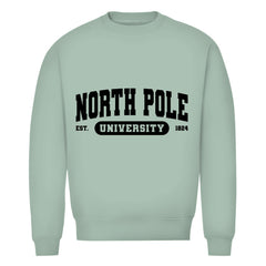 Herren Bio Sweatshirt "North Pole University" - Grafikmagie
