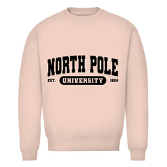 Herren Bio Sweatshirt "North Pole University" - Grafikmagie