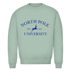Herren Bio Sweatshirt "North Pole University" - Grafikmagie