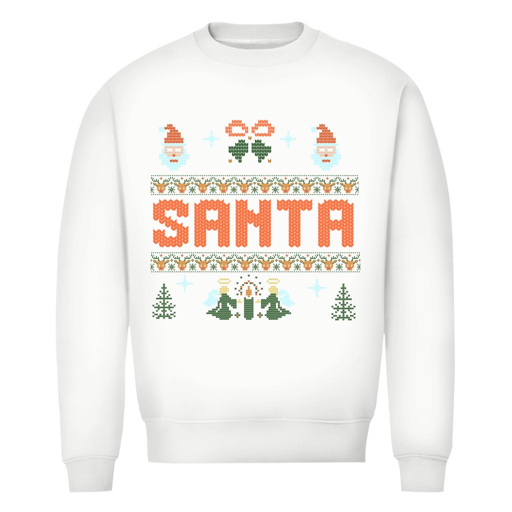 Herren Bio Sweatshirt "Santa" - Grafikmagie