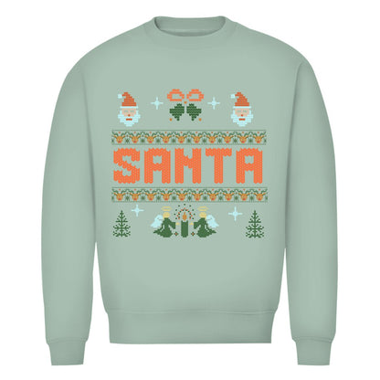 Herren Bio Sweatshirt "Santa" - Grafikmagie