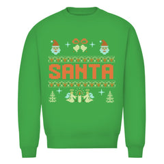 Herren Bio Sweatshirt "Santa" - Grafikmagie