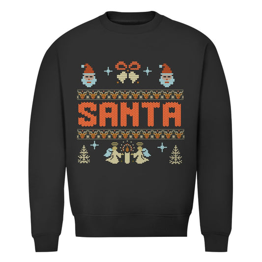 Herren Bio Sweatshirt "Santa" - Grafikmagie