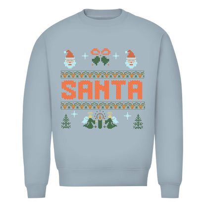 Herren Bio Sweatshirt "Santa" - Grafikmagie