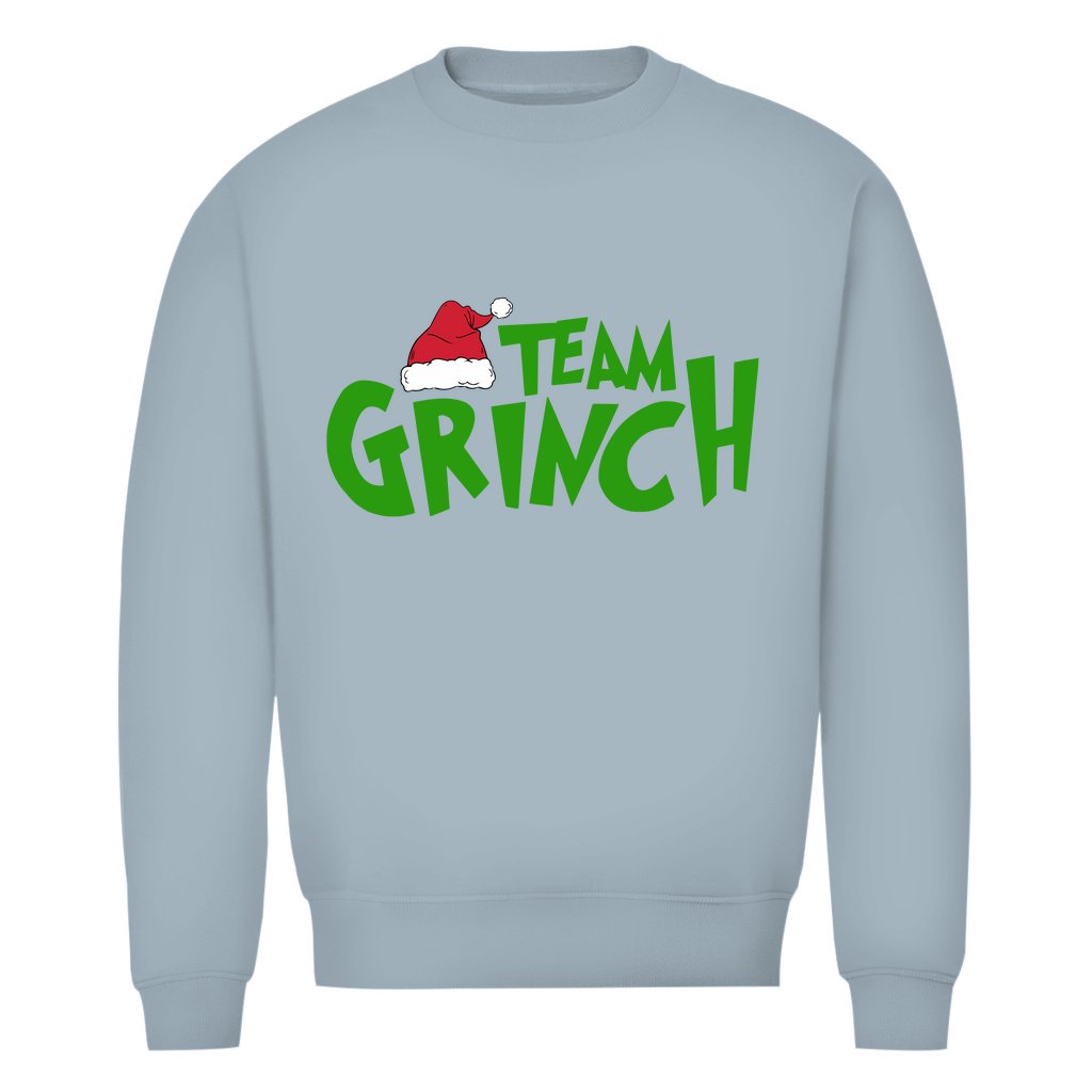 Herren Bio Sweatshirt "Team Grinch" - Grafikmagie