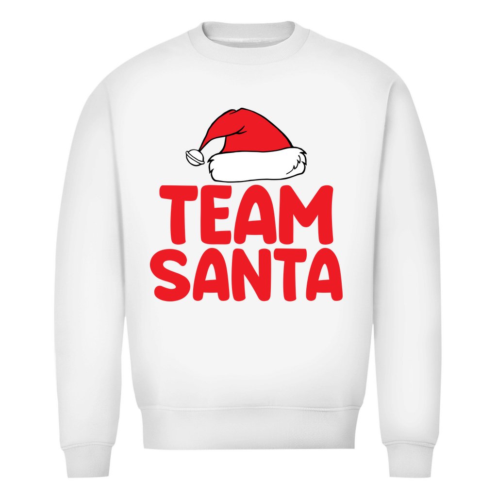 Herren Bio Sweatshirt "Team Santa" - Grafikmagie