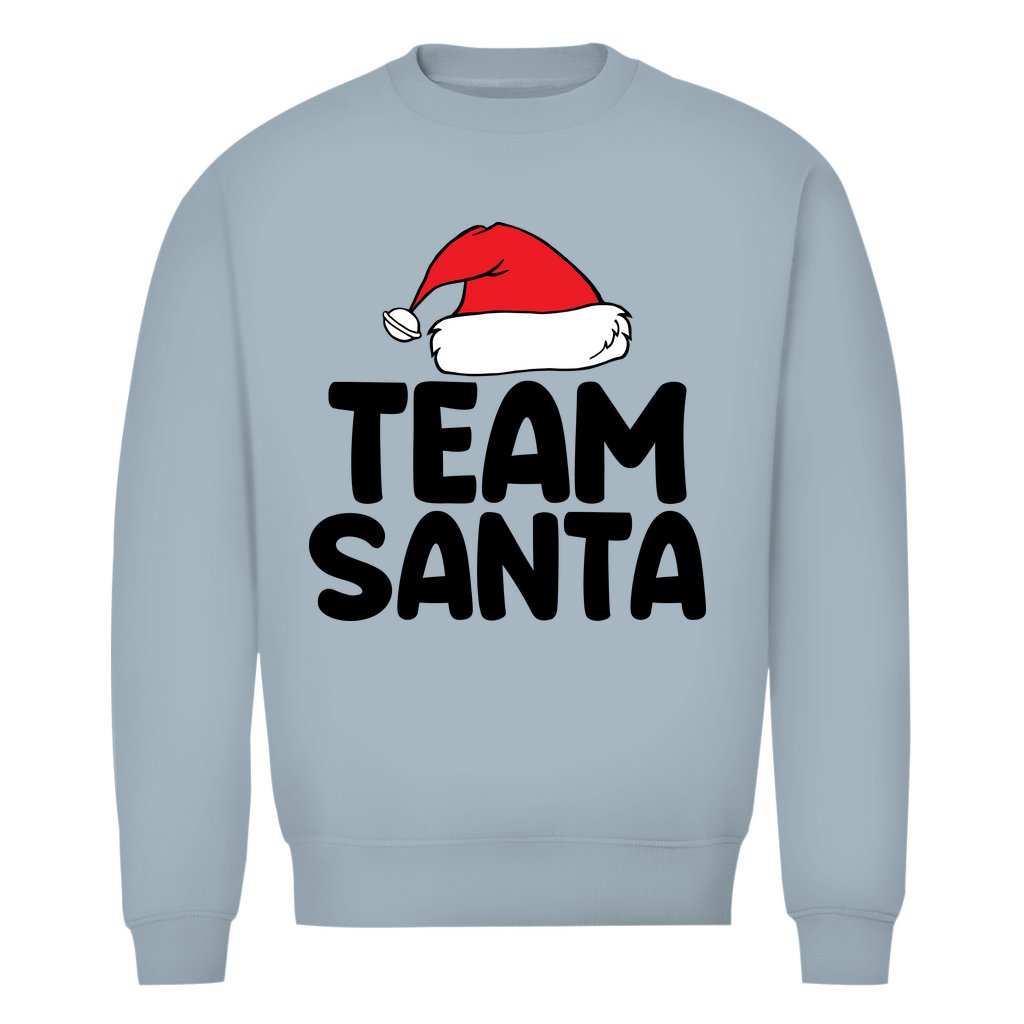 Herren Bio Sweatshirt "Team Santa" - Grafikmagie