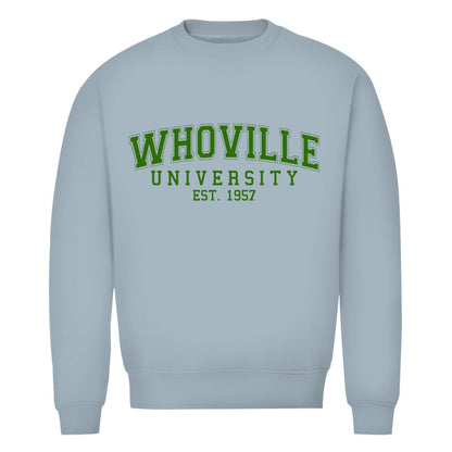 Herren Bio Sweatshirt "Whoville University" - Grafikmagie