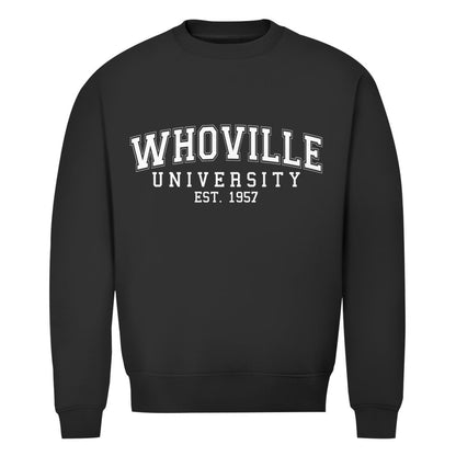 Herren Bio Sweatshirt "Whoville University" - Grafikmagie