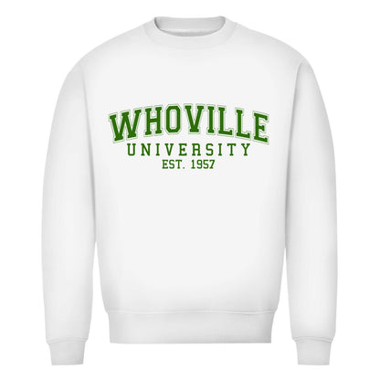 Herren Bio Sweatshirt "Whoville University" - Grafikmagie