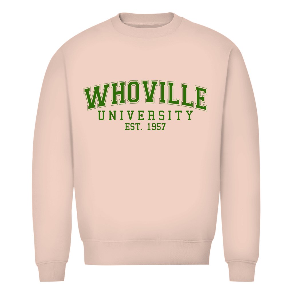 Herren Bio Sweatshirt "Whoville University" - Grafikmagie