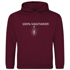 Herren Hoodie "100% Vagitarier" - Grafikmagie