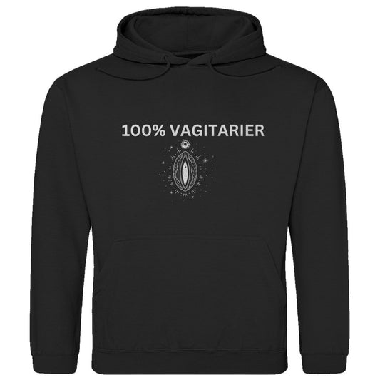 Herren Hoodie "100% Vagitarier" - Grafikmagie