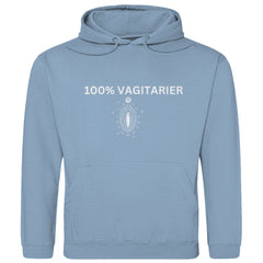 Herren Hoodie "100% Vagitarier" - Grafikmagie