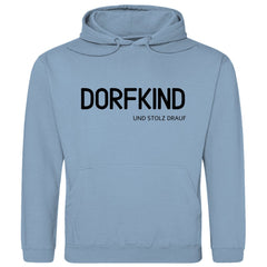 Herren Hoodie "Dorfkind und stolz drauf" - Grafikmagie