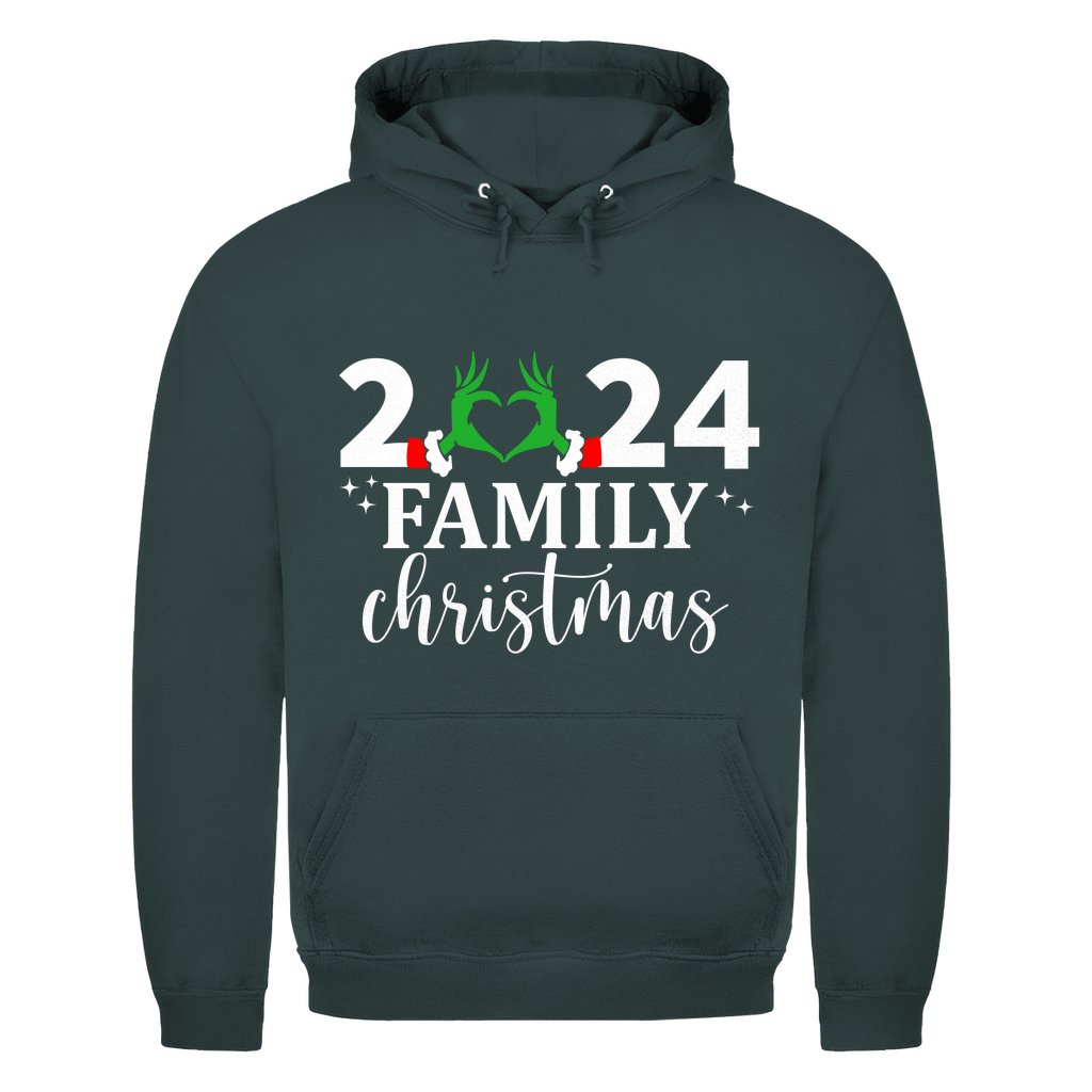 Herren Hoodie "Family Christmas 2024" - Grafikmagie