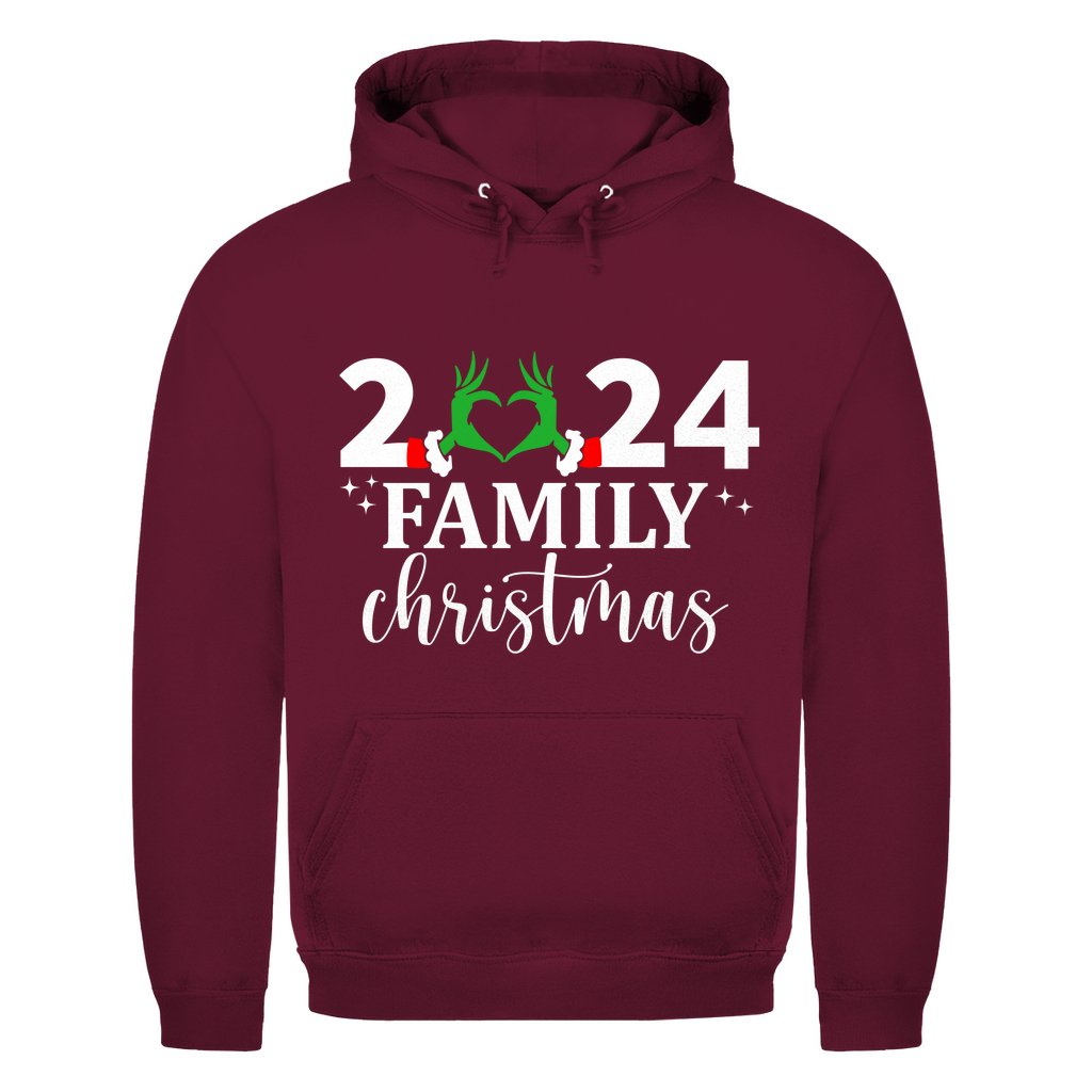 Herren Hoodie "Family Christmas 2024" - Grafikmagie