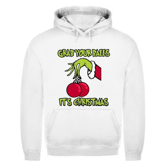 Herren Hoodie "Grab youre Balls it's Christmas" - Grafikmagie