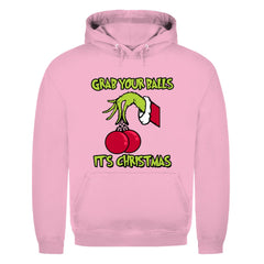 Herren Hoodie "Grab youre Balls it's Christmas" - Grafikmagie