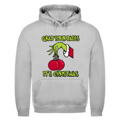 Herren Hoodie "Grab youre Balls it's Christmas" - Grafikmagie