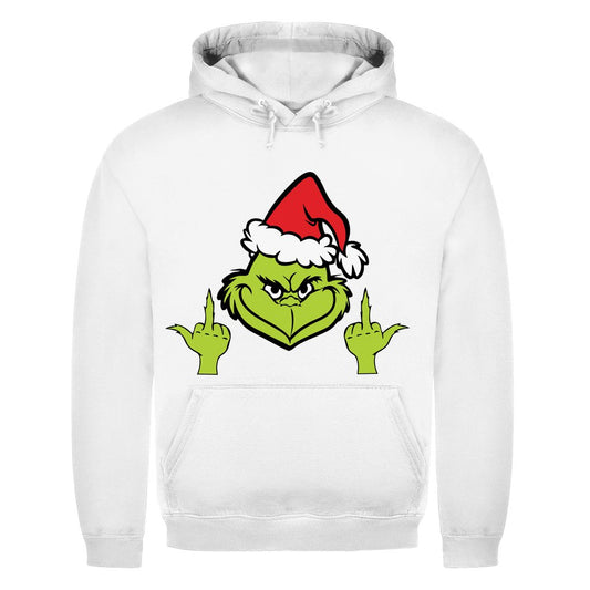 Herren Hoodie "Grinch Mittelfinger" - Grafikmagie